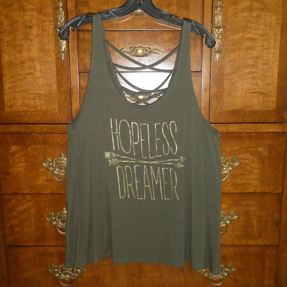 Torrid Hopeless Dreamer Tank Top Size 0